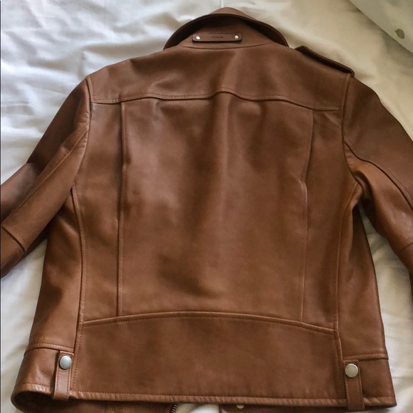Coach leather jacket, size 4 - Picture 4 of 6